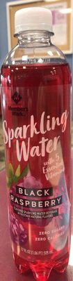 Black rasberry sparkling water