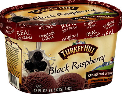 Black raspberry ice cream