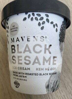 Black Sesame Ice Cream