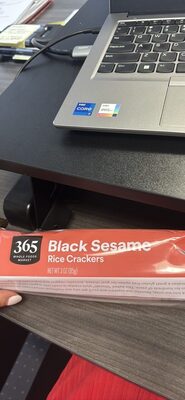 Black Sesame Rice Crackers