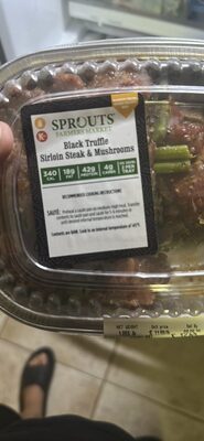 Black Truffle Sirloin Steak & Mushrooms