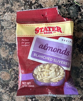 Blanched slivered almonds