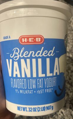 Blended Vanilla Low Fat Yogurt