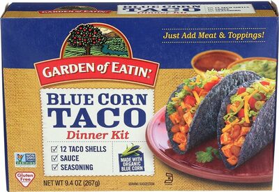 Blue corn taco dinner kit