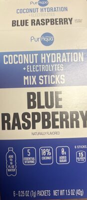 Blue Ras Coconut Hydration + Electrolytes