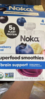 Blueberry Acai Superfood Smoothies