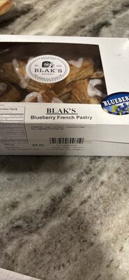 Blueberry French Pastry