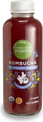 Blueberry ginger kombucha