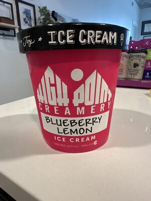 Blueberry Lemon Ice Cream