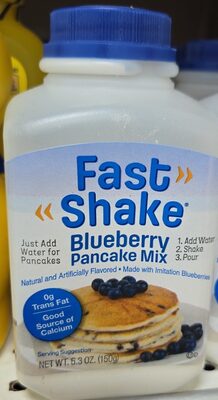 Blueberry pancake mix, blueberry