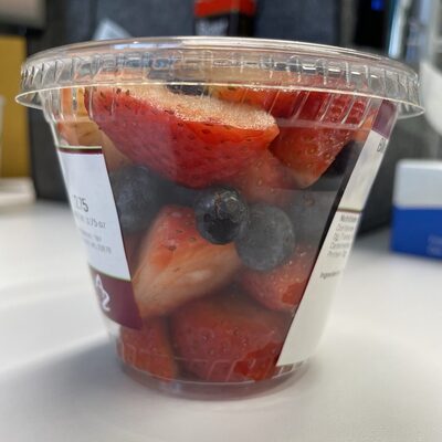 Blueberry, Strawberry Fruit Cup