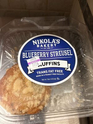 Blueberry Streusel Muffin