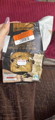 Blueberry, White Chocolate & Lemon Cookies