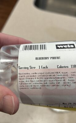 Blueberry Yogurt Parfait