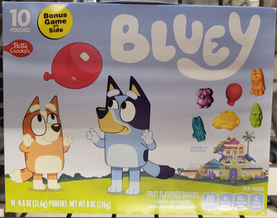 Bluey Fruit Snacks