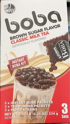 Boba brown sugar milk tea