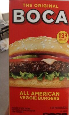 Boca veggie burgers