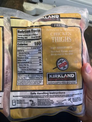 boneless and skinless chicken thighs