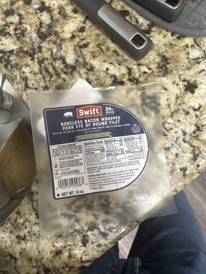 Boneless Bacon Wrapped Pork Eye Of Round Filet