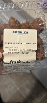 BONELESS BUFFALO WNG CLD