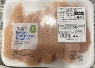 Boneless Chicken Tenderloin