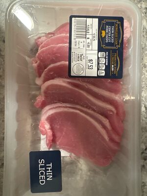 Boneless Lion Thin Sliced Center Cut Pork Chops