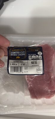 Boneless Loin Center Cut Pork Chops