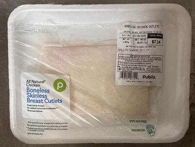 Boneless Skinless Breast Cutlets