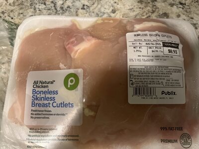 Boneless Skinless Breast Cutlets