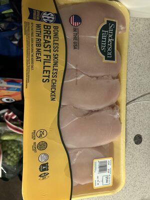 Boneless Skinless Chicken Breast Fillets With Rib Meat