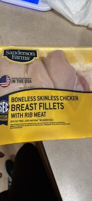 Boneless Skinless Chicken Breast Fillets with Rib Meat