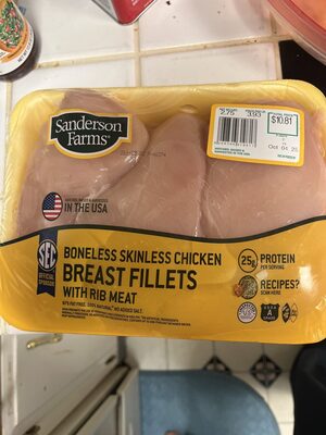 Boneless Skinless Chicken Breast Fillets With Rub Meat
