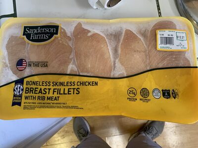 Boneless Skinless Chicken breast With Rib Meat