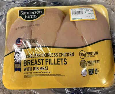 Boneless Skinless Chicken Breast With Rib Meat