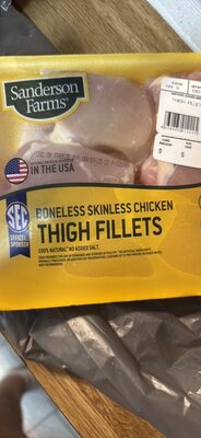Boneless Skinless Chicken Thigh Fillets