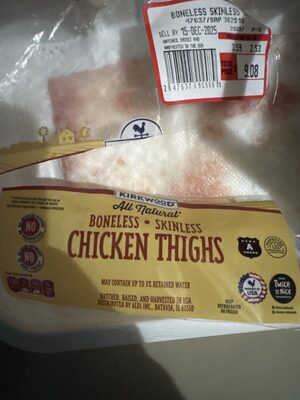 Boneless skinless Chicken thighs