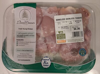Boneless skinless chicken thighs