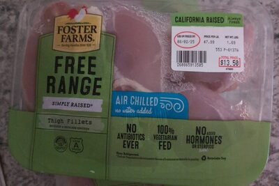 Boneless Skinless Chicken Thighs - Free Range, Air Chilled