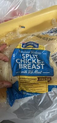 Boneless Skinless Split Chicken Breast with Rib Meat