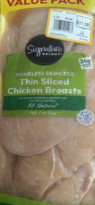 Boneless Skinless Thin Sliced Chicken Breasts