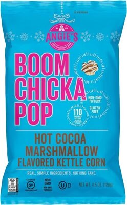 Boom chicka pop kettle corn hot cocoa marshmallow