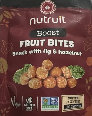 Boost Fruit Bites (Snack With Fig & Hazelnut)