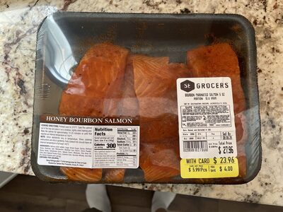 Bourbon Marinated Salmon