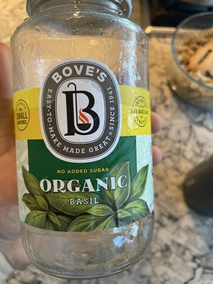 Boves Organic basil