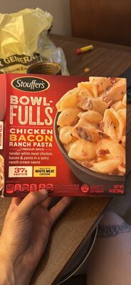 Bowl-Fulls Chicken Bacon Ranch Pasta