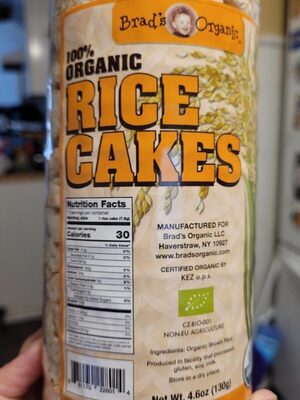 Brad's 100% Organic Rice Cakes