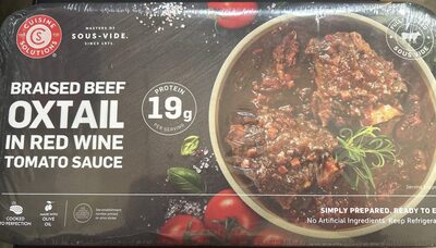 Braised Beef Oxtail In Red Wine Tomato Sauce