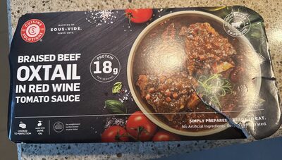 Braised Beef Oxtail in Red Wine Tomato Sauce