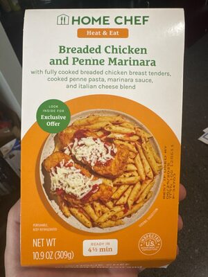 Breaded Chicken and Penne Marinara