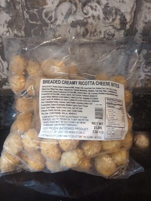 Breaded Creamy Ricotta Cheese Bites